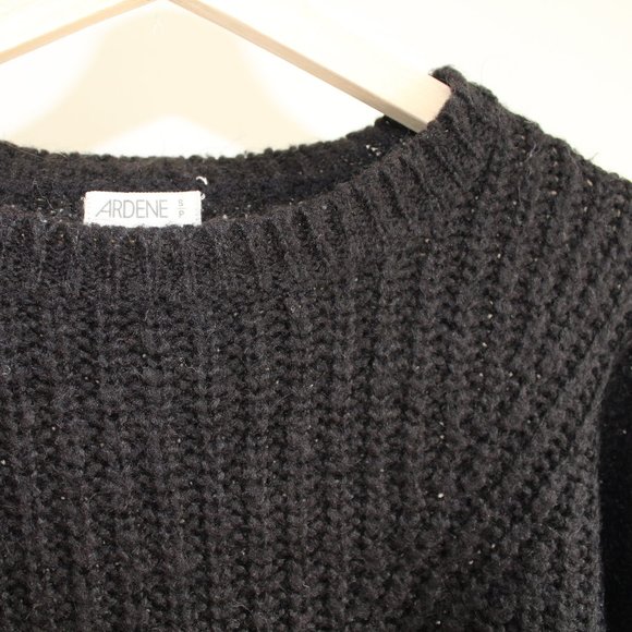 Oversized Knit Black Ardene Sweater - Picture 2 of 4